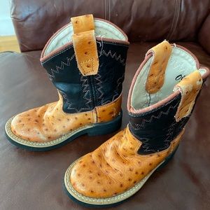 Leather Old West boots size 7